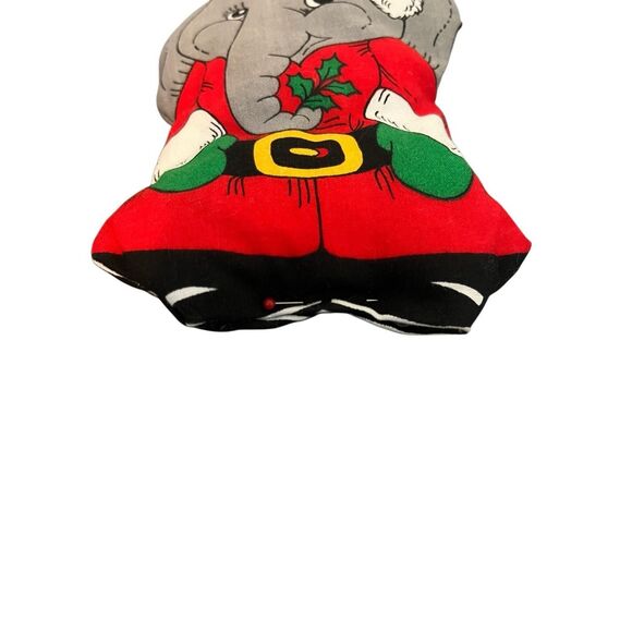 Vintage Set of 3 70s Animal Stuffed Handmade Kitchy Christmas Ornamants - Picture 4 of 4